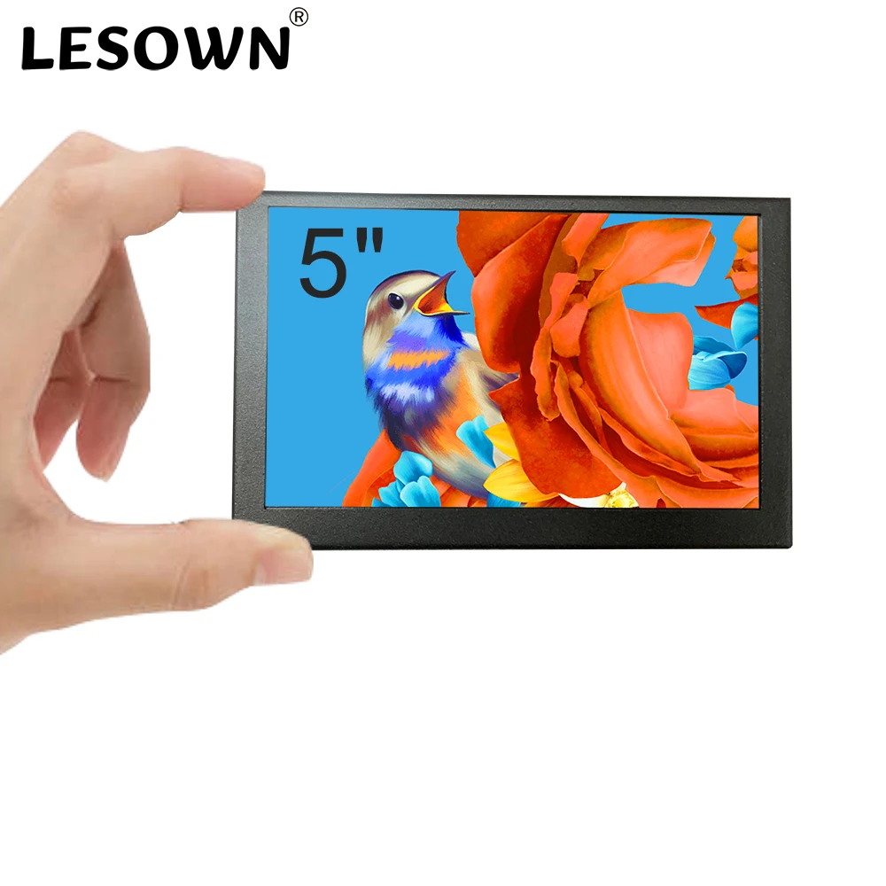 Retro Gaming Monitor - LESOWN Monitor Mini 5 Inci IPS