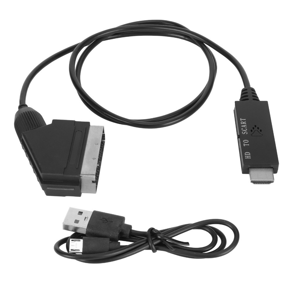 Scart To Hdmi - Mendukung Kabel Antarmuka Multimedia HD PAL