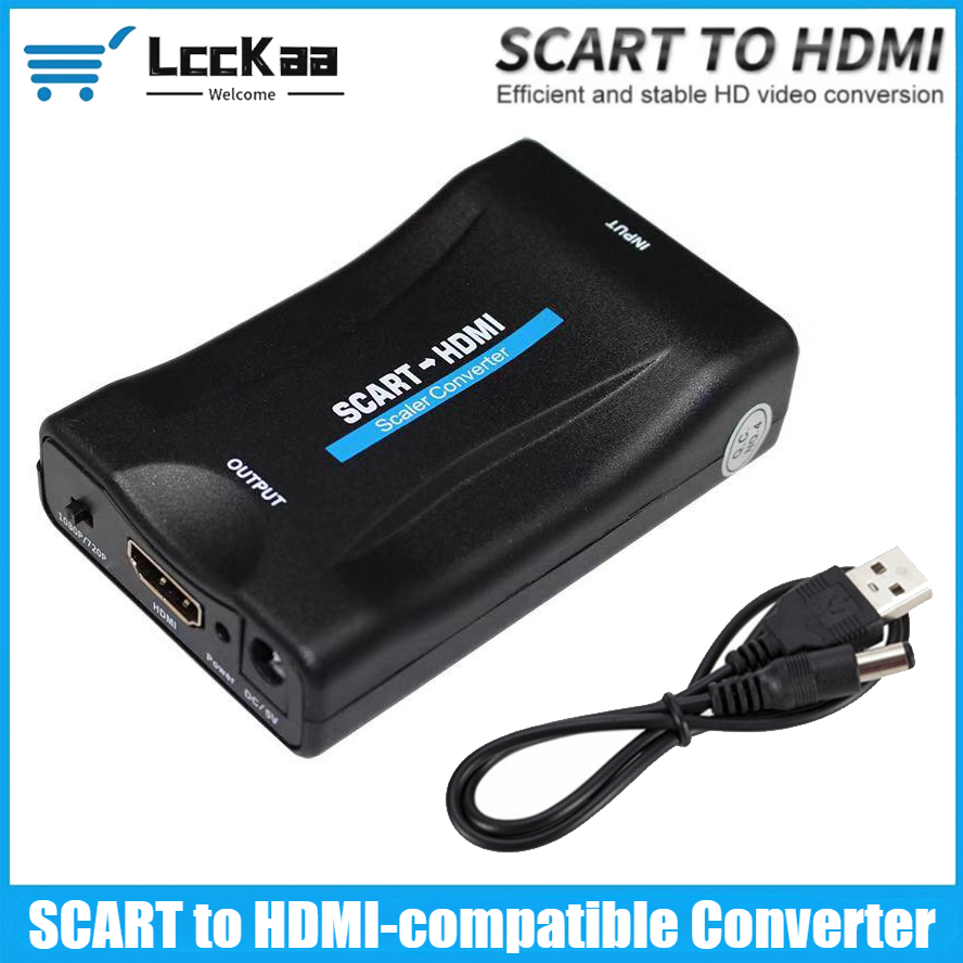Scart To Hdmi - Konverter SCART Ke HDMI 1080P Video