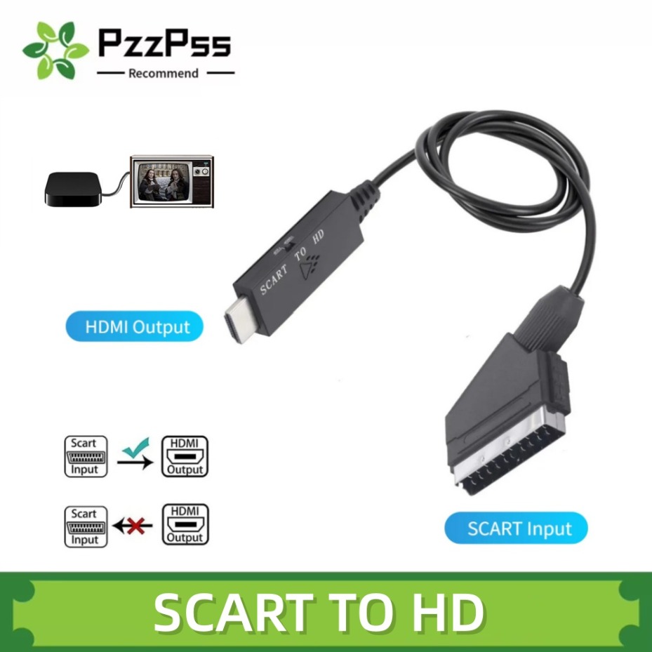 Scart To Hdmi - Konverter Scart ke HDMI 1M, Scart