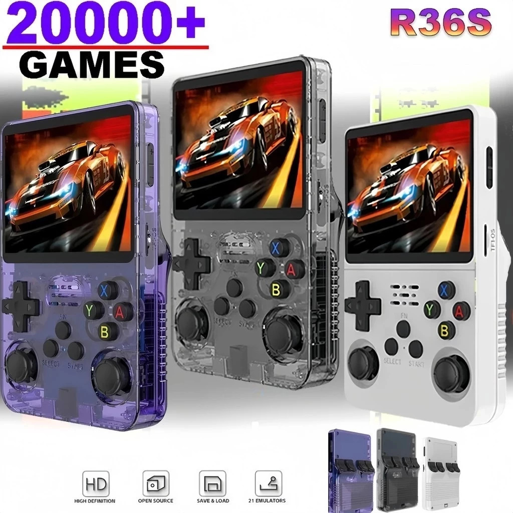 Retro Gaming Xbox 360 - Konsol Game Genggam Retro Mini R36S