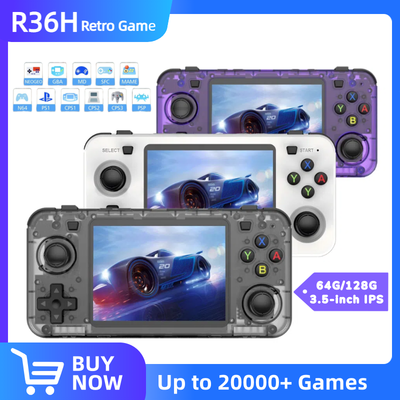 Retro Gaming Console Handheld - Konsol Video Game Genggam Retro R36H