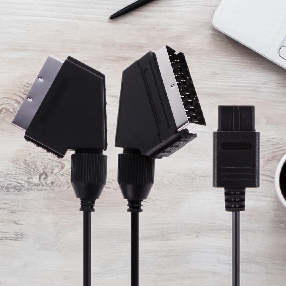 Retro Gaming Cables - Kabel Scart TV 1.8m RGB Video