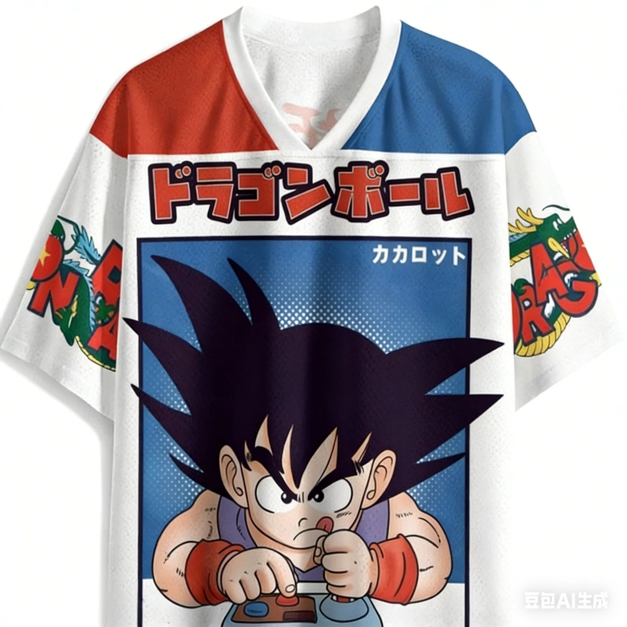 Retro Gaming Jersey - Kaos Cosplay Anime 2026 Kid Goku