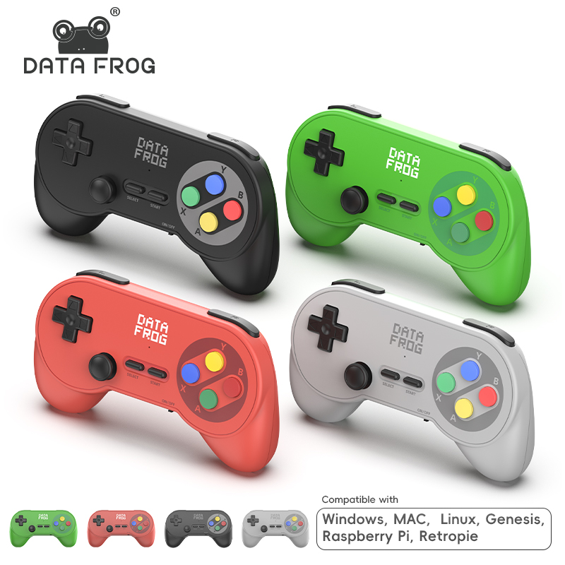 Retro Gaming Download - Data Frog PC07 Pengontrol Game Nirkabel
