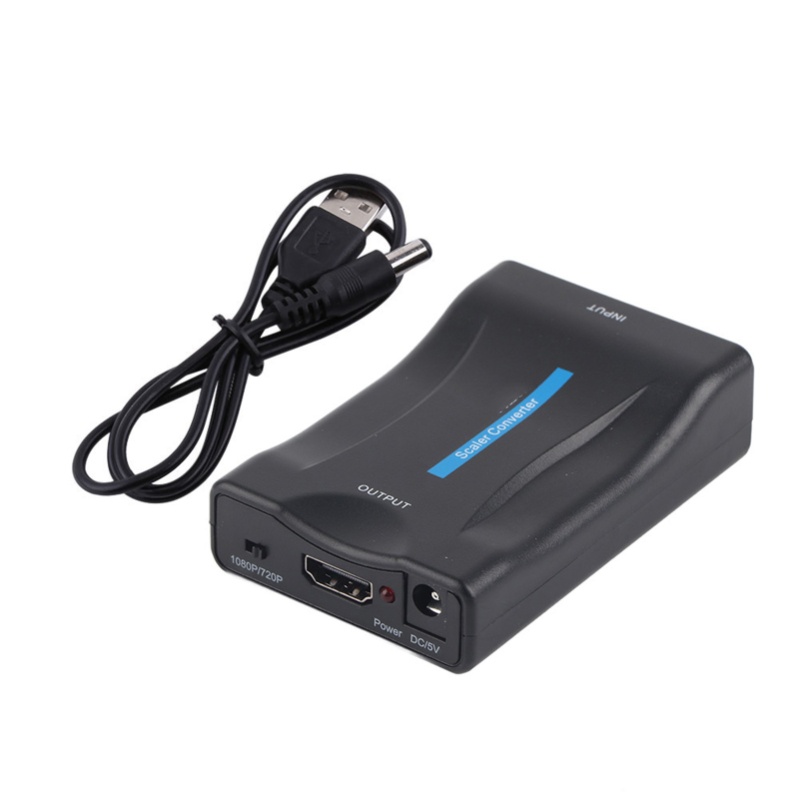 Scart To Hdmi - Adaptor Skaler Konverter Audio Video Scart