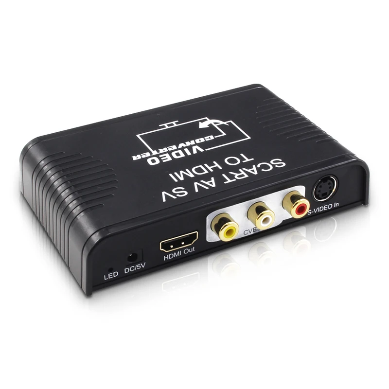 Scart To Hdmi - S-video AV Scart ke konverter HDMI,