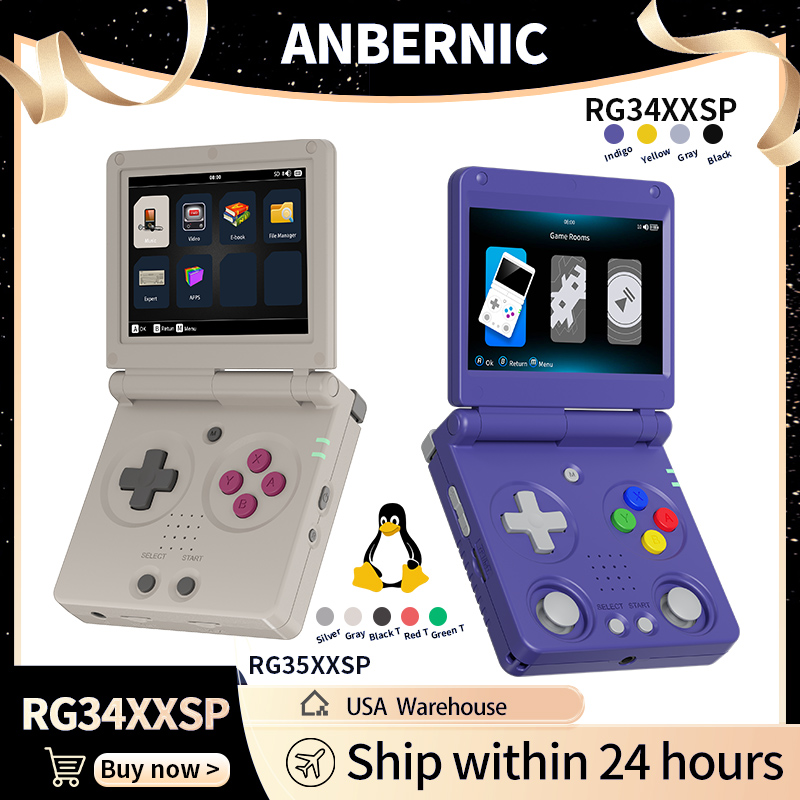 Anbernic RG34XXSP RG35XXSP Kon - Retro Gaming Monitor ulasan dan harga