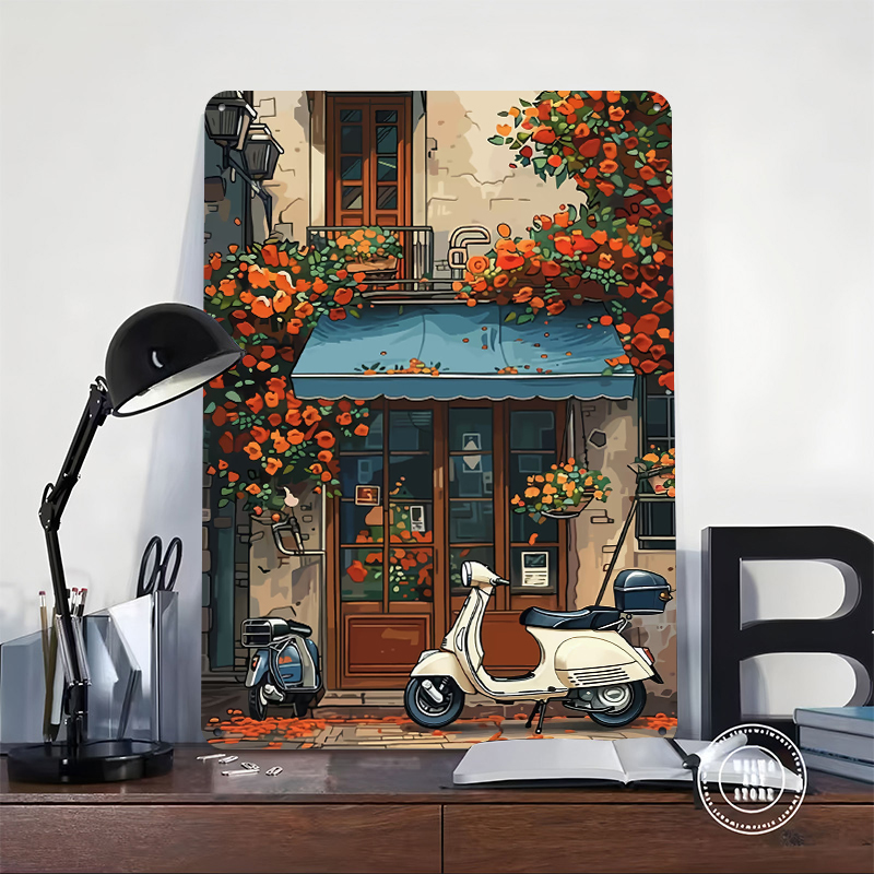 Poster Toko Skuter Vintage, Pa - Retro Gaming At ulasan dan harga