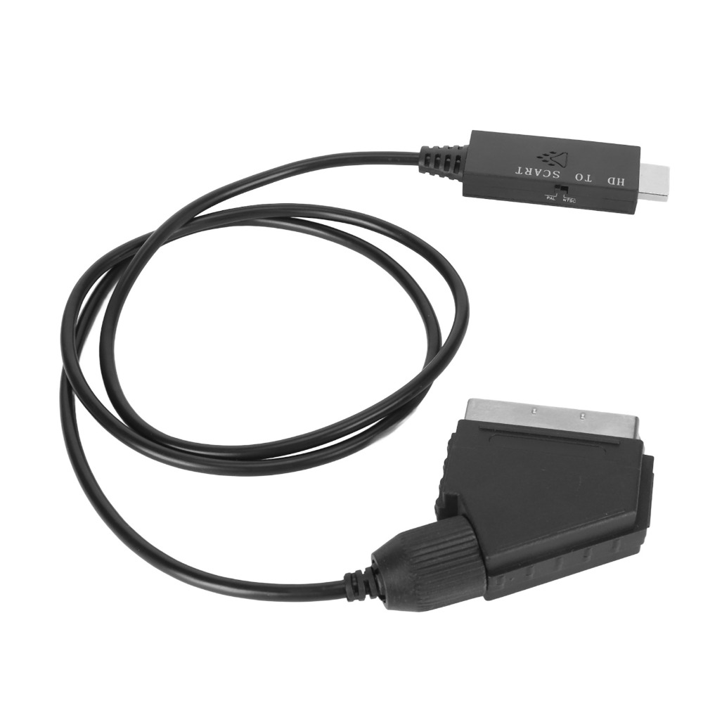 Mendukung Kabel Antarmuka Mult - Scart To Hdmi ulasan dan harga