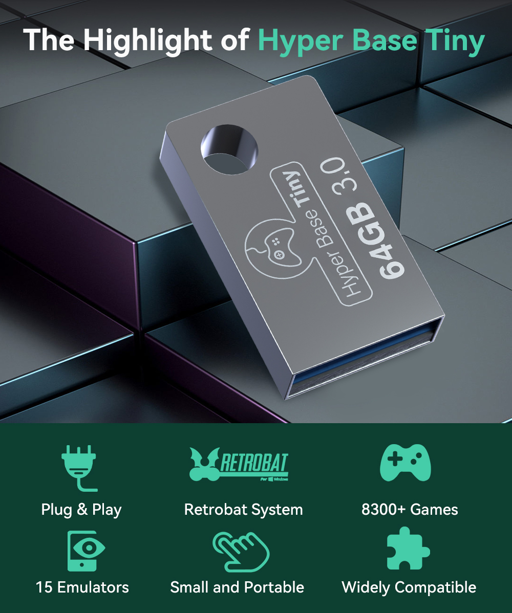 JMachen 64GB Hard Disk Game Po - Retro Gaming Theme ulasan dan harga