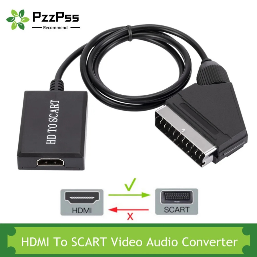 HDMI-Kompatibel dengan Konvert - Scart To Hdmi ulasan dan harga