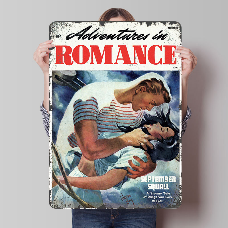 ADVENTURES IN ROMANCE Poster T - Retro Gaming At ulasan dan harga