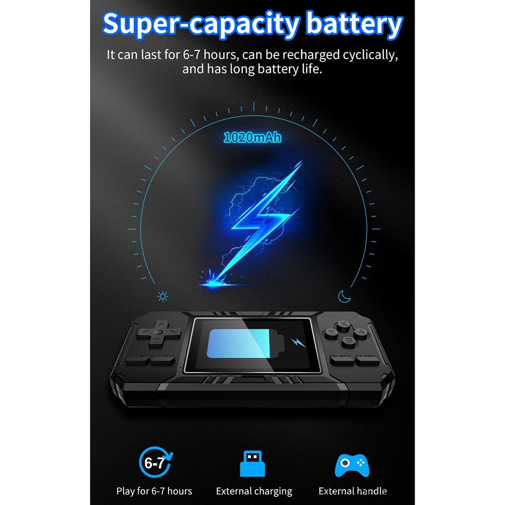 Luar biasa! Konsol Game Gengga - Retro Gaming Console Handheld ulasan dan harga