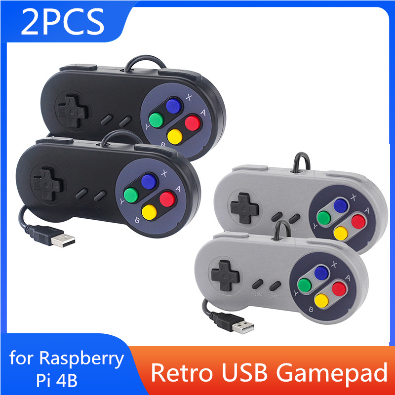 2 Buah USB Gamepad Retro Gamin - Raspberry Pi Retropie ulasan dan harga