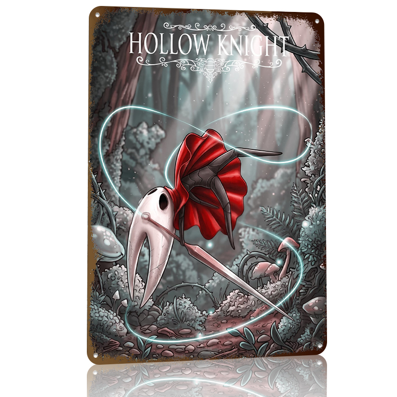 Poster Logam Karya Seni Hollow - Retro Gaming At ulasan dan harga