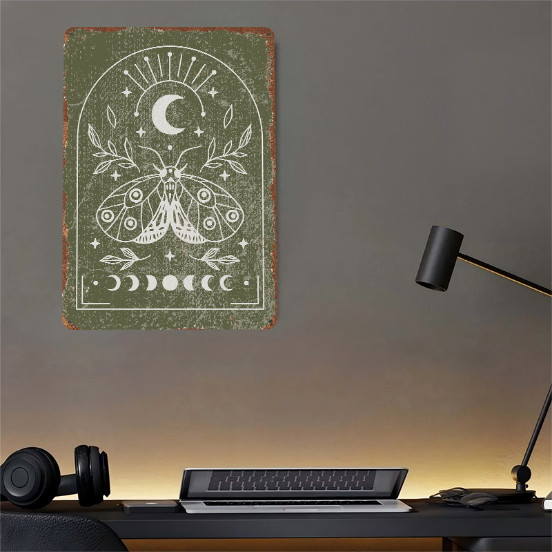 Poster Kupu-kupu dan Bulan, Pa - Retro Gaming At ulasan dan harga