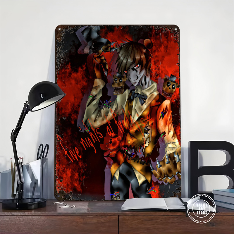 Poster Anime Five Nights At Fr - Retro Gaming At ulasan dan harga