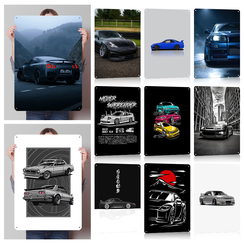 Poster Mobil Retro Nissan, Sen - Retro Gaming At ulasan dan harga