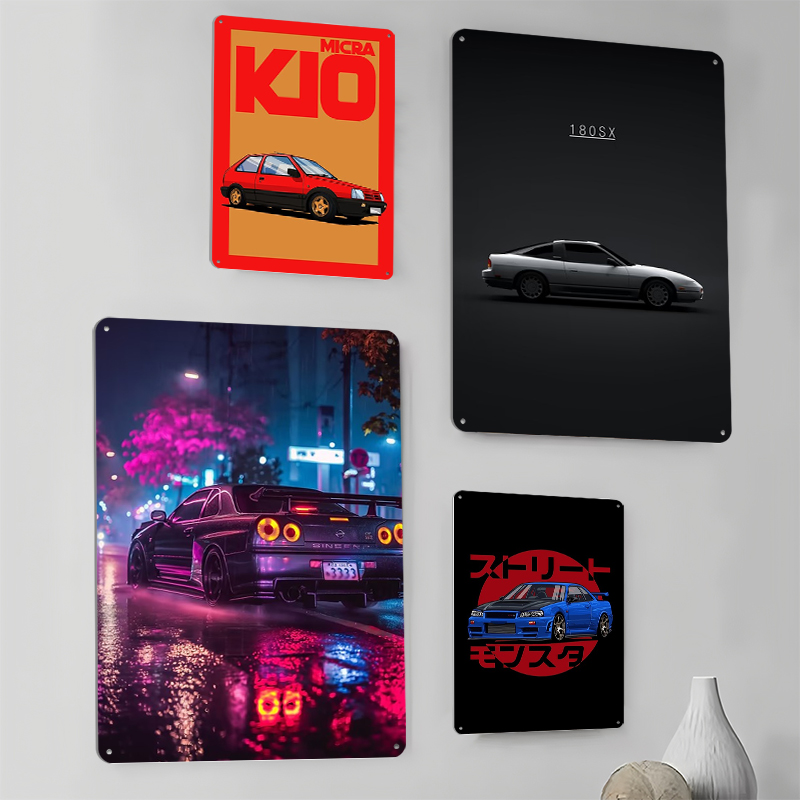 Poster Mobil Retro Nissan, Sen - Retro Gaming At ulasan dan harga