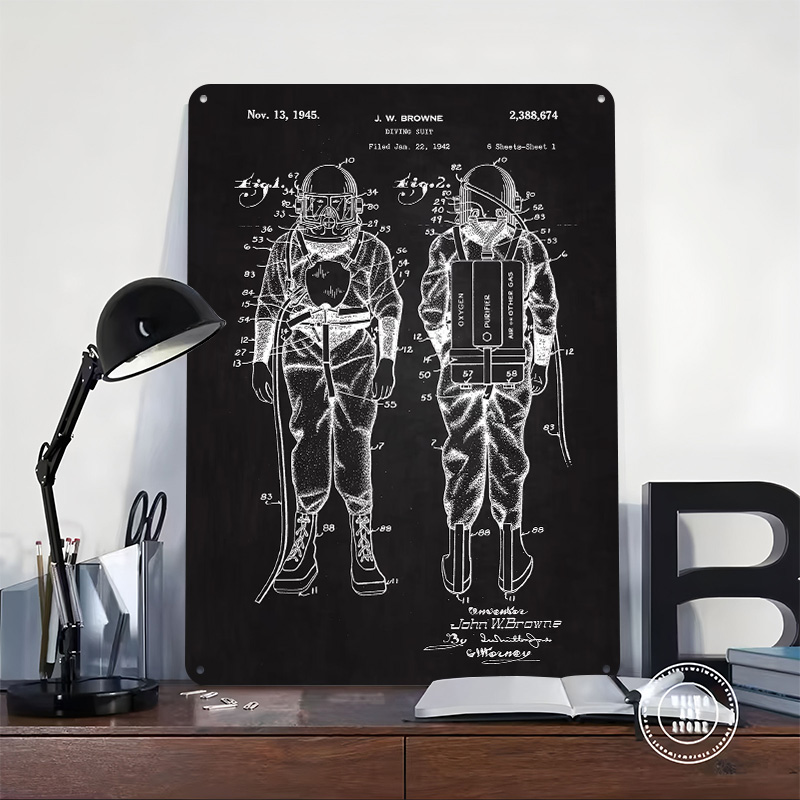 Poster Logam Paten Pakaian Sel - Retro Gaming At ulasan dan harga