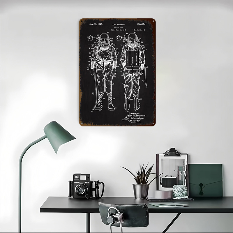 Poster Logam Paten Pakaian Sel - Retro Gaming At ulasan dan harga
