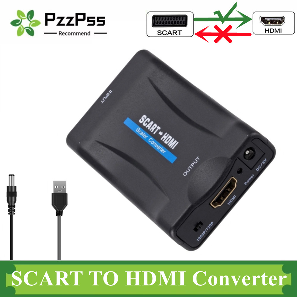 Adaptor Konverter Kelas Atas A - Scart To Hdmi ulasan dan harga