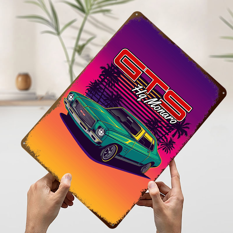 Poster Mobil Retro HQ Monaro G - Retro Gaming At ulasan dan harga