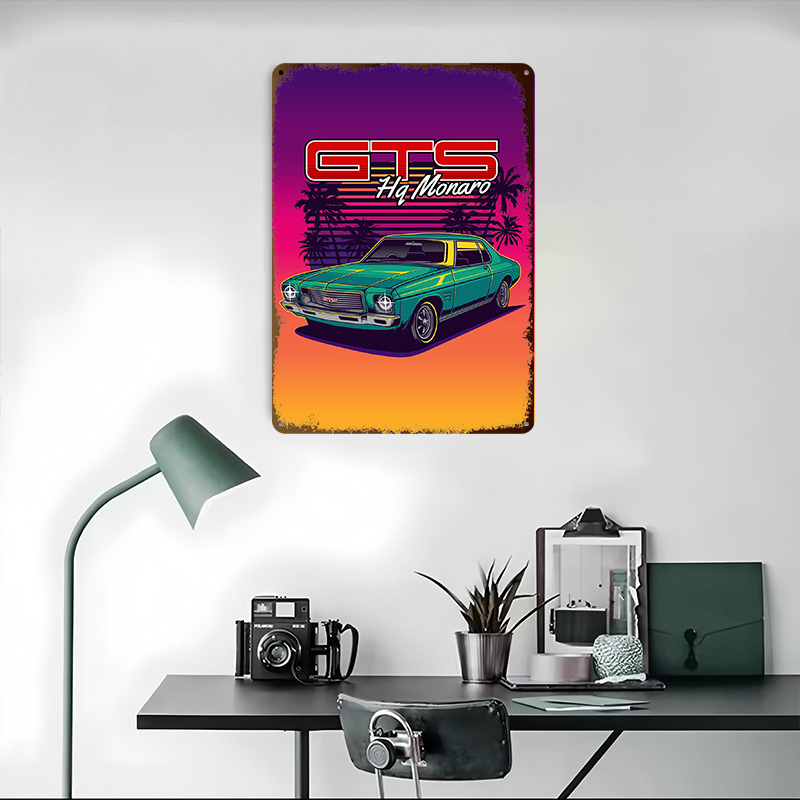 Poster Mobil Retro HQ Monaro G - Retro Gaming At ulasan dan harga