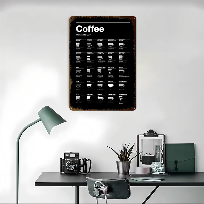 Poster Kaleng Panduan Kopi Ter - Retro Gaming At ulasan dan harga