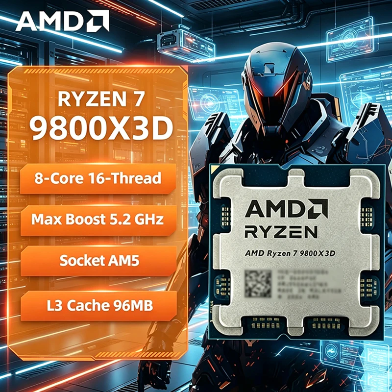 AMD Ryzen 7 9800X3D CPU Gaming - Amd Cpu Ryzen 7 ulasan dan harga