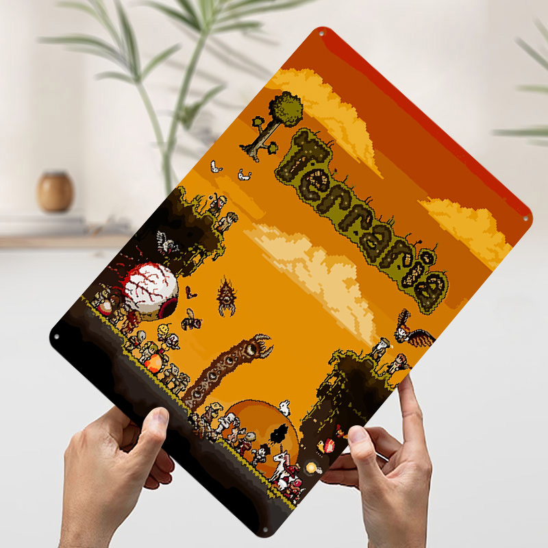 Poster Cetak Game Terraria Pix - Retro Gaming At ulasan dan harga