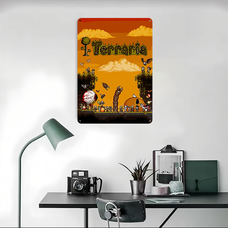 Poster Cetak Game Terraria Pix - Retro Gaming At ulasan dan harga