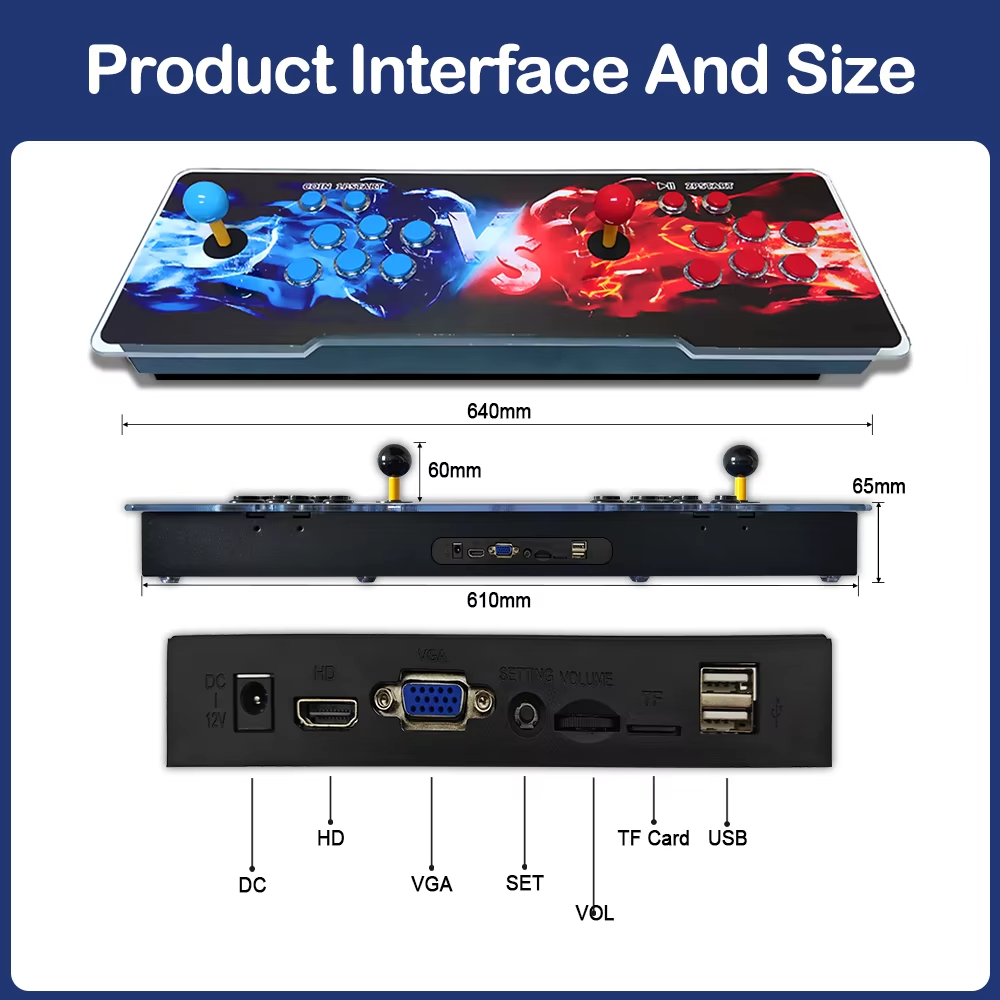 Konsol Arcade 29800 In 1 3D Re - Retro Gaming Cabinet ulasan dan harga