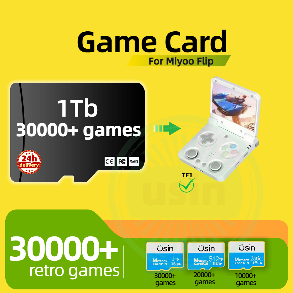 Kartu Permainan untuk Miyoo Fl - Retro Gaming Console Handheld ulasan dan harga