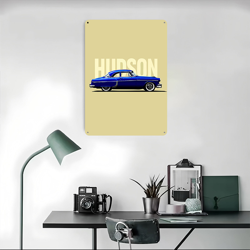 Poster Mobil Klasik Blue Hudso - Retro Gaming At ulasan dan harga