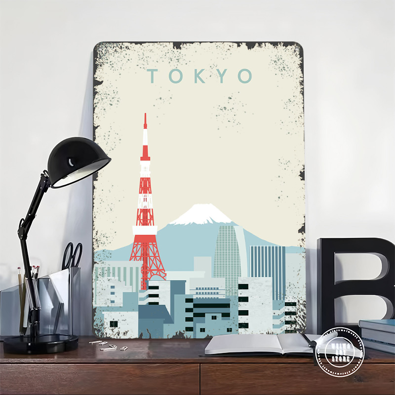 Poster Tokyo Retro 3D Cetak Lo - Retro Gaming At ulasan dan harga