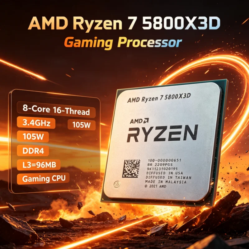 Prosesor Gaming AMD R7 5800X3D - Amd Cpu Ryzen 7 ulasan dan harga