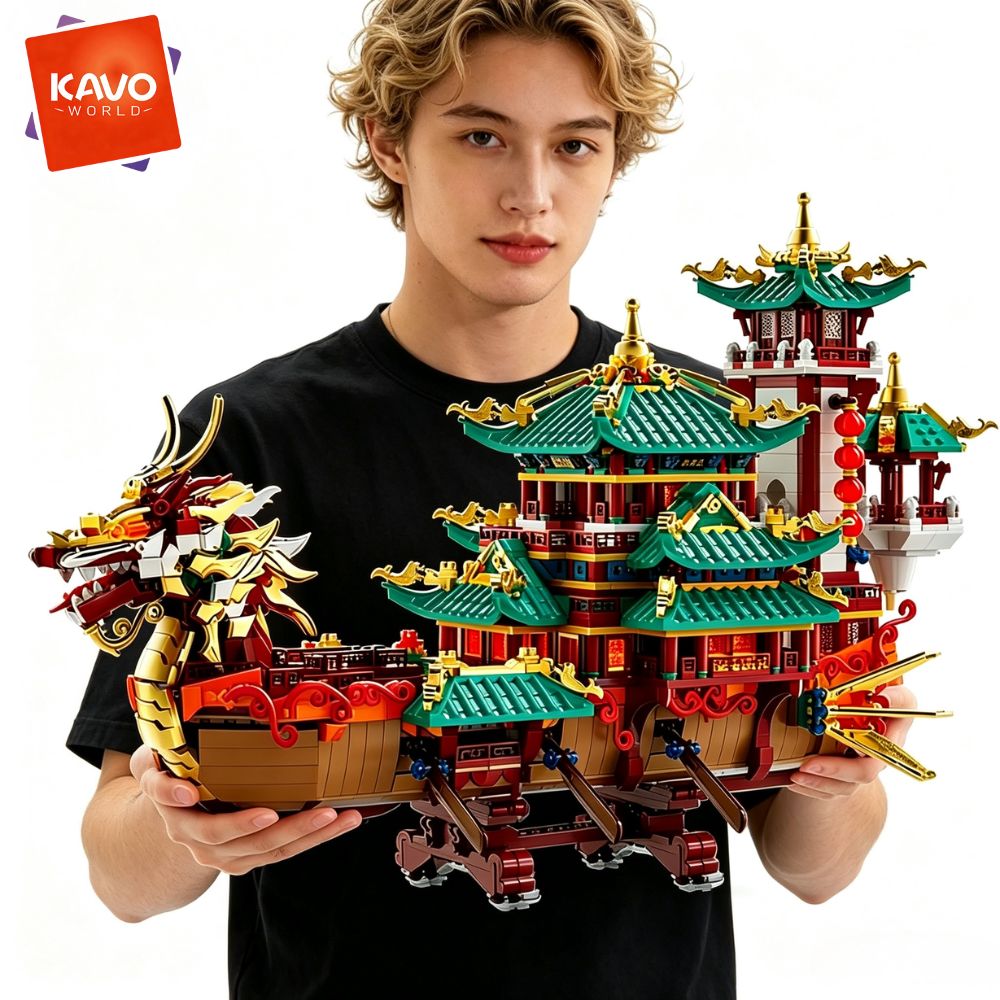 KAVOWORLD 2453pcs Blok Banguna - Retro Gaming Cabinet ulasan dan harga