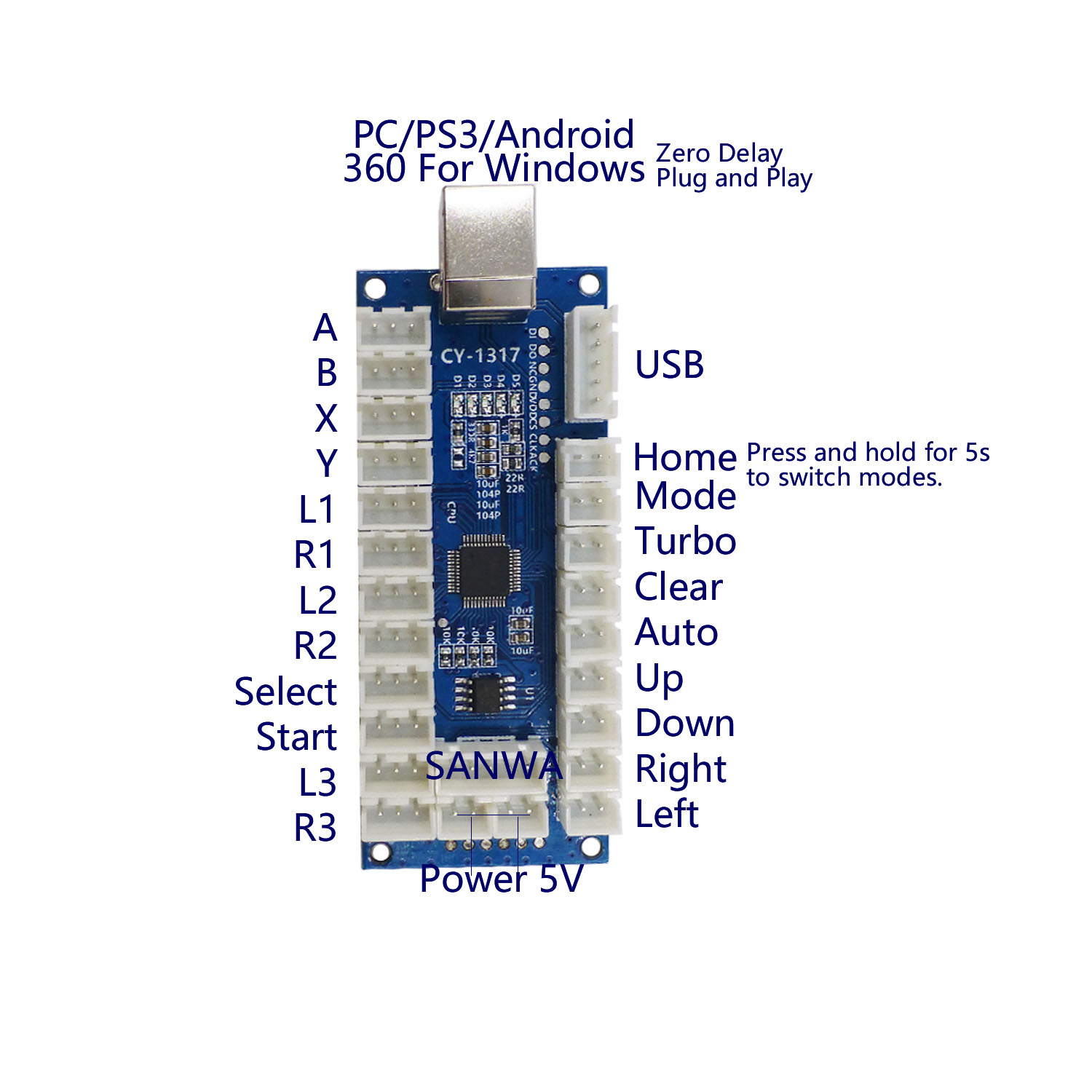 SJ@JX Arcade USB Encoder Tombo - Raspberry Pi Retropie ulasan dan harga