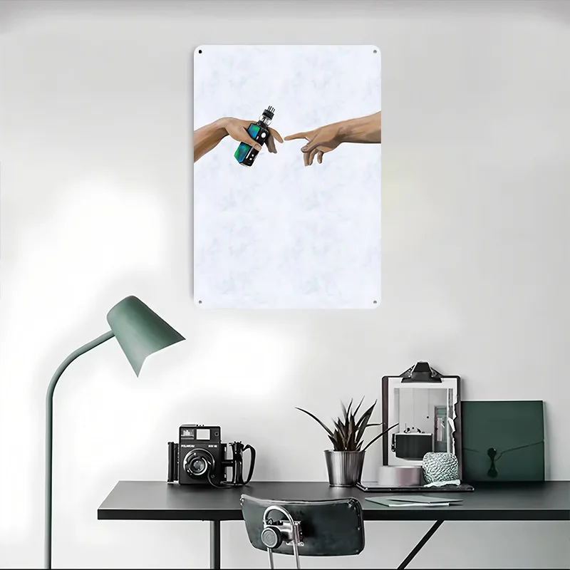 Poster Cetak Tangan Tema Merok - Retro Gaming At ulasan dan harga