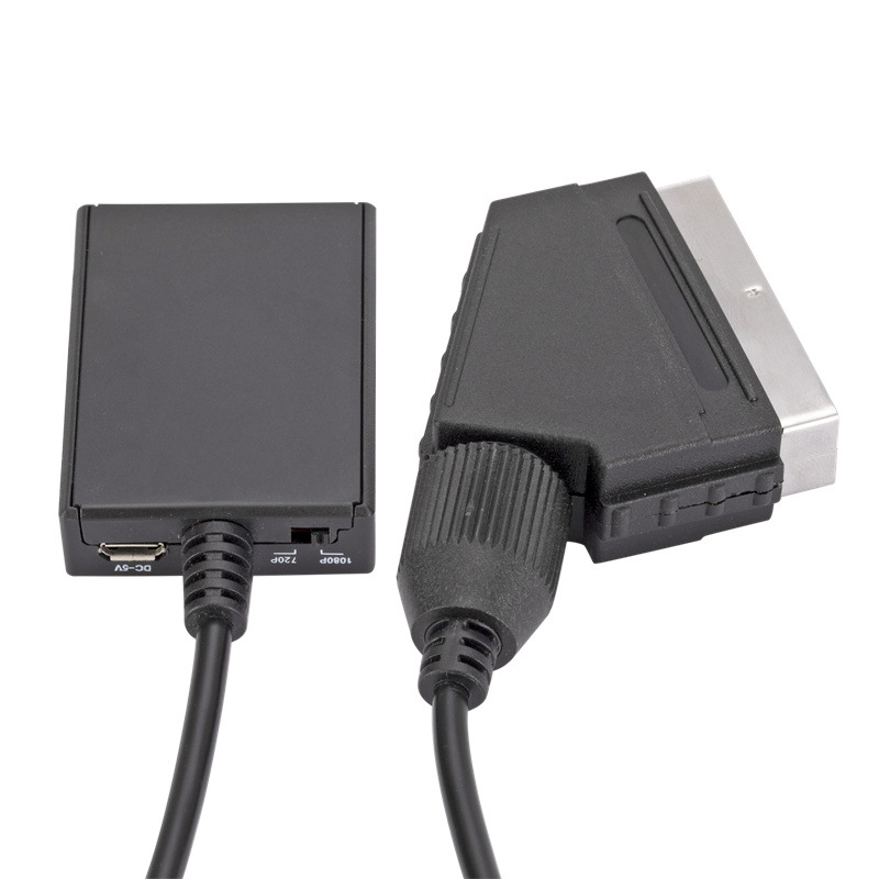Adaptor Konverter Peningkatan  - Scart To Hdmi ulasan dan harga