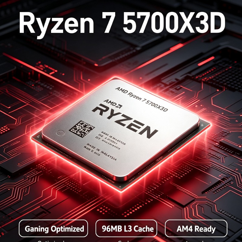 Ryzen 7 5700X3D AM4 CPU Bulk F - Amd Cpu Ryzen 7 ulasan dan harga