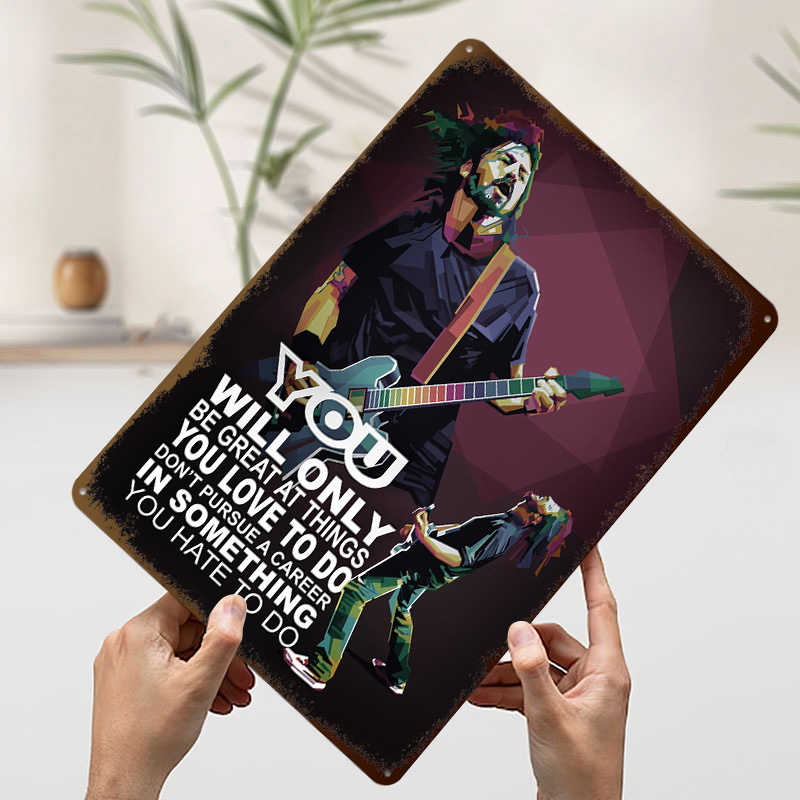 Poster Kaleng Kutipan Rockstar - Retro Gaming At ulasan dan harga