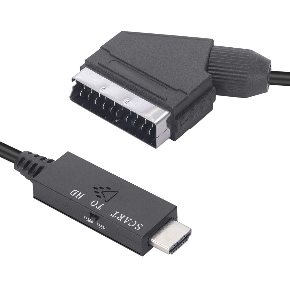 Konverter Adaptor Scart ke HDM - Scart To Hdmi ulasan dan harga