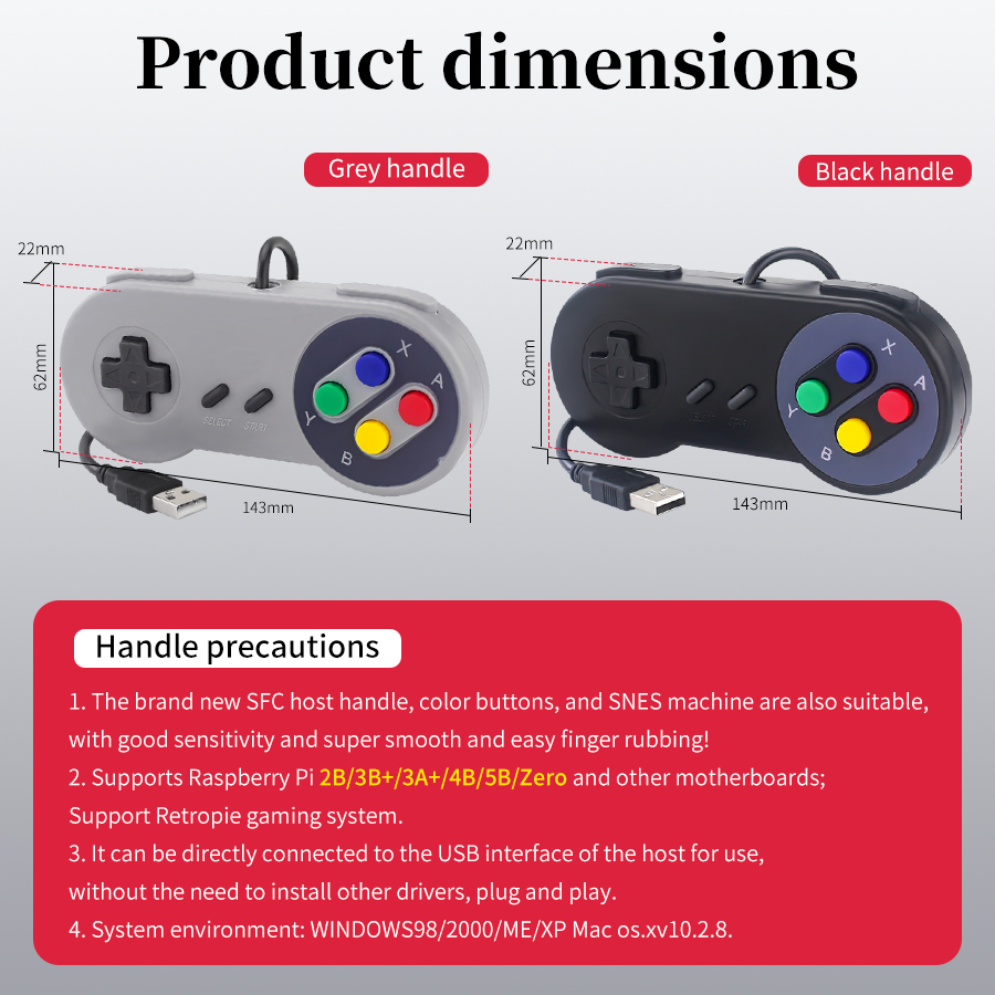 Gamepad Retro USB untuk PC NES - Raspberry Pi Retropie ulasan dan harga