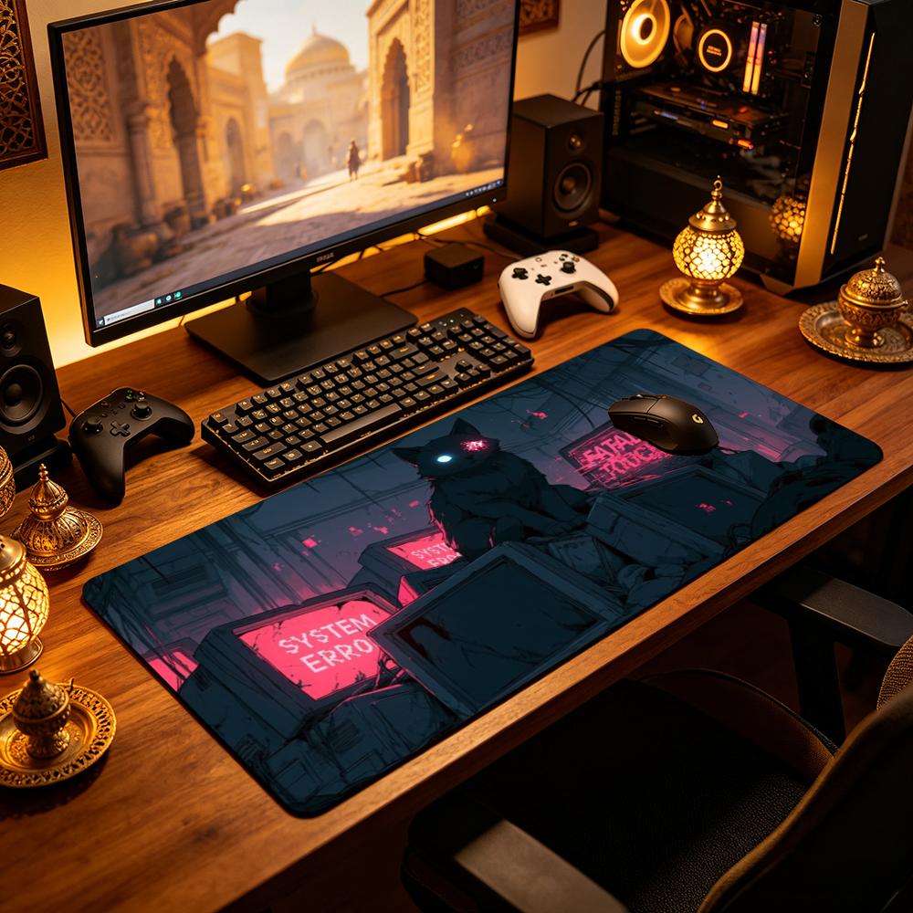 Alas Mouse Gaming Besar Cyberp - Retro Gaming Monitor ulasan dan harga