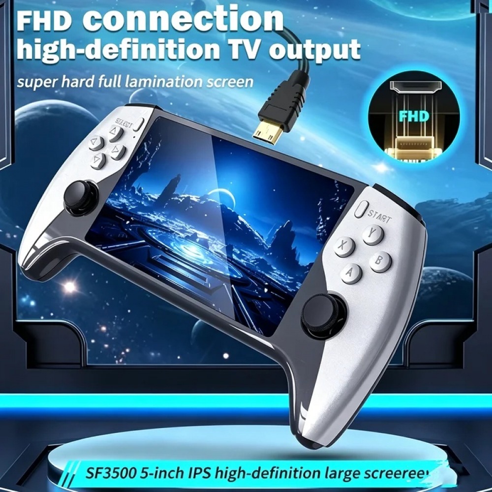 SF3500 Konsol Game Genggam 5 i - Retro Gaming Download ulasan dan harga
